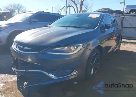 2015 Chrysler 200 Limited z USA, uszkodzony, nr VIN 1C3CCCAB9FN505119